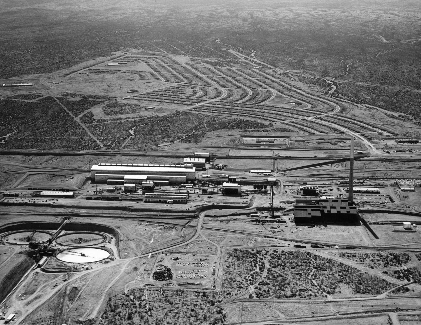 San Manuel copper mine, refinery, smelter